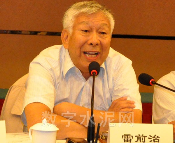 中国水泥协会名誉会长雷前治